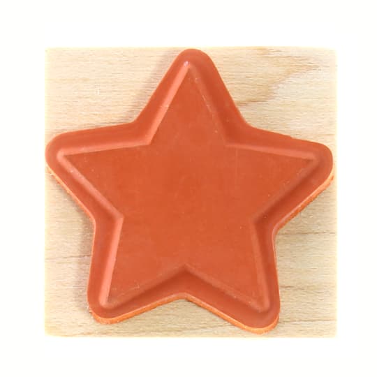 6 Pack: Large Star Wood Stamp by Recollections™